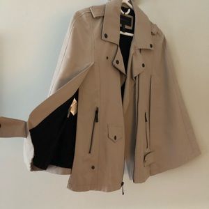BCBG Maxazria Cape Trench